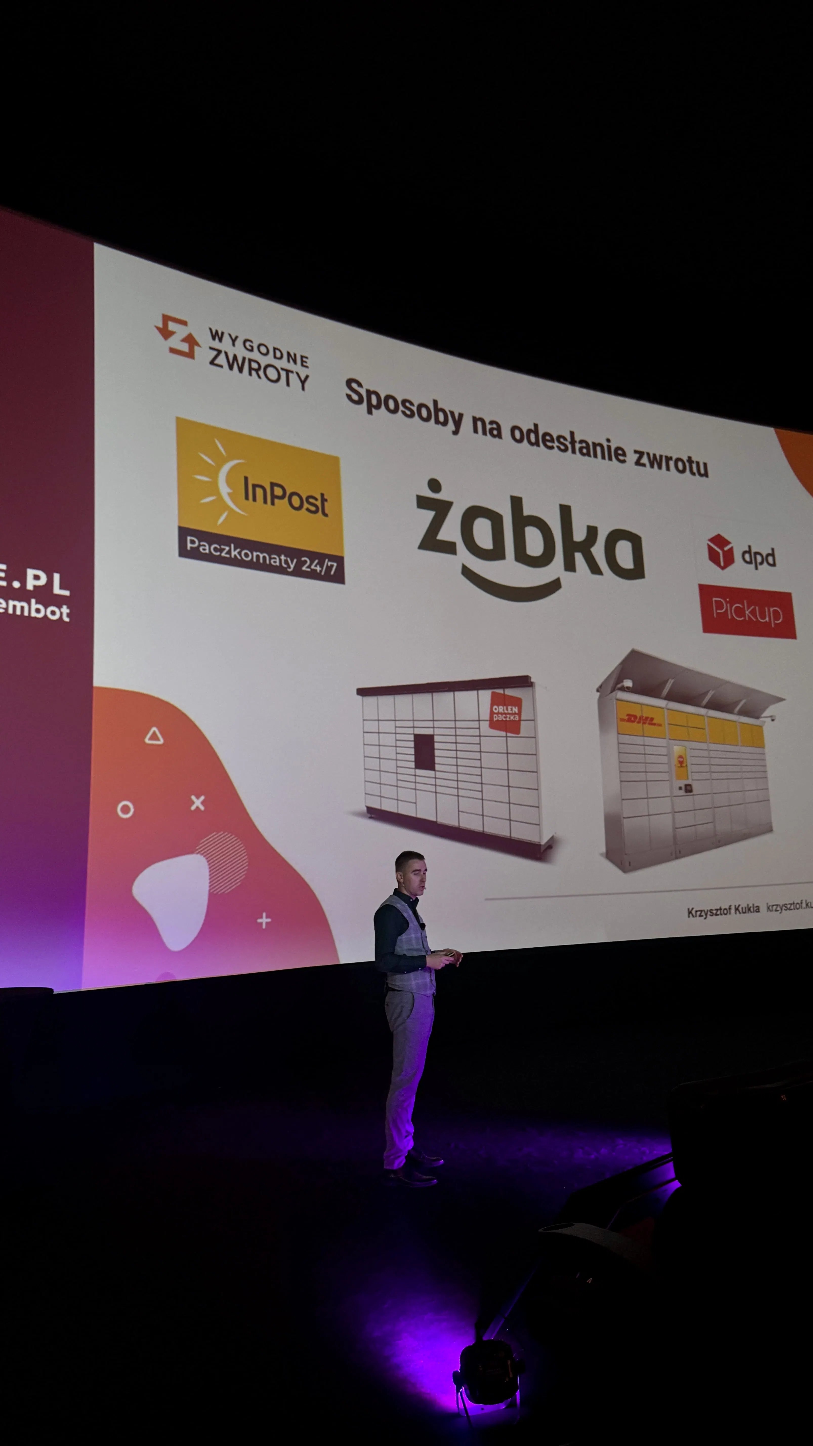 Wygodne Zwroty na e-commerce.pl Event 4.0 - CEO, Krzysztof Kukla, prelekcja-2